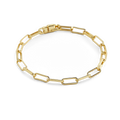 Open Link Paperclip Chain Bracelet