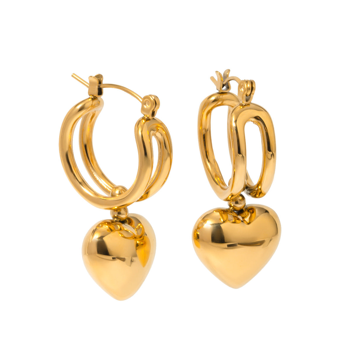 Varick Heart Earrings