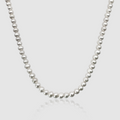 Rounded Real Pearl Necklace