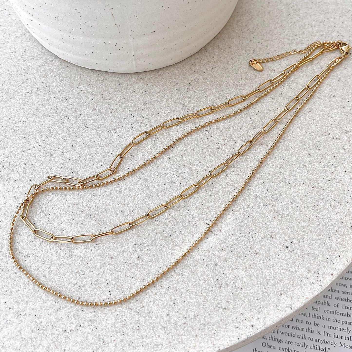Dani Chain Necklace Set