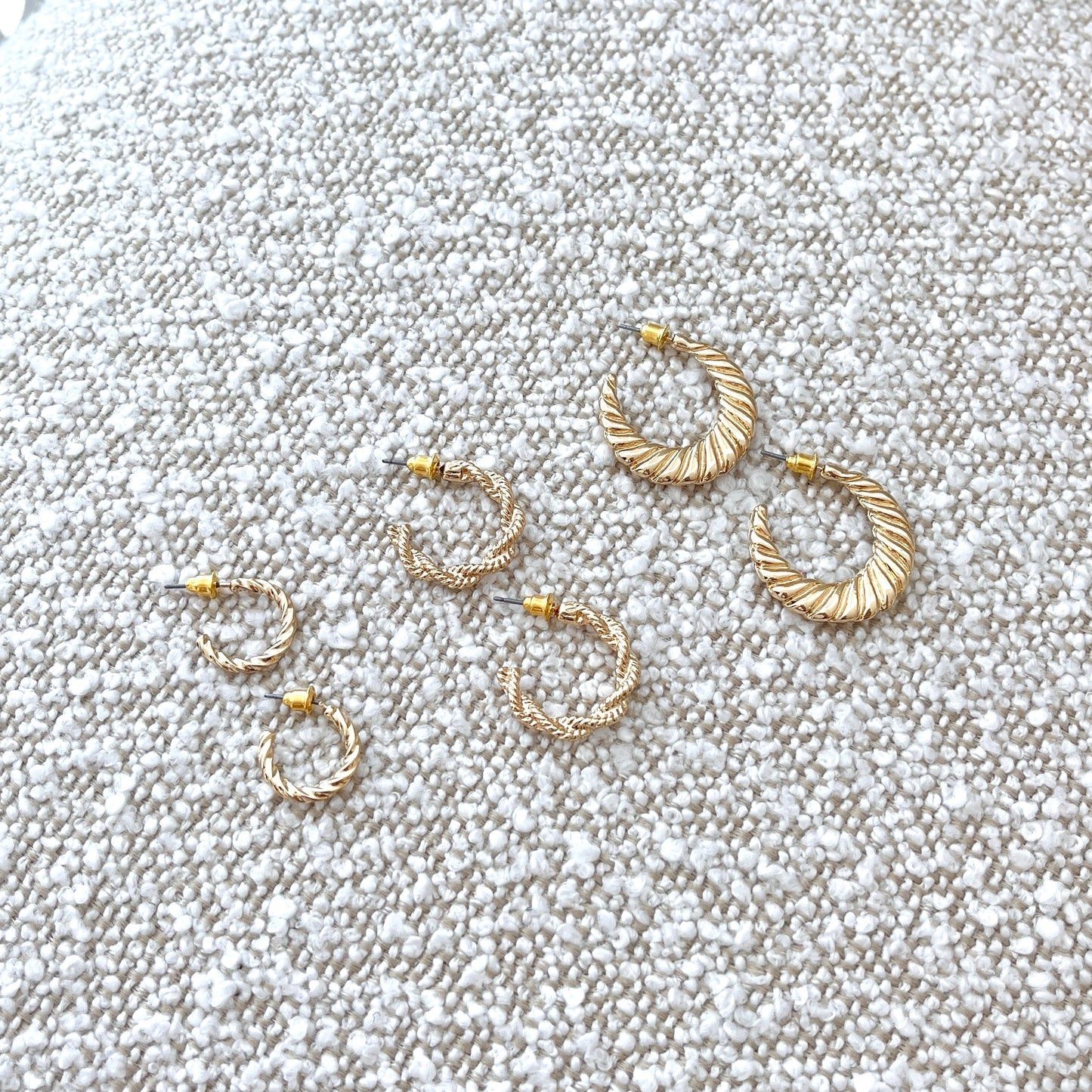 Reta Triple Pack Earrings