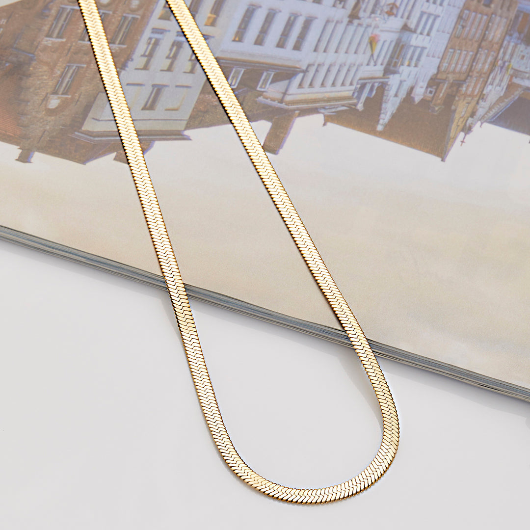 Herringbone Chain Necklace